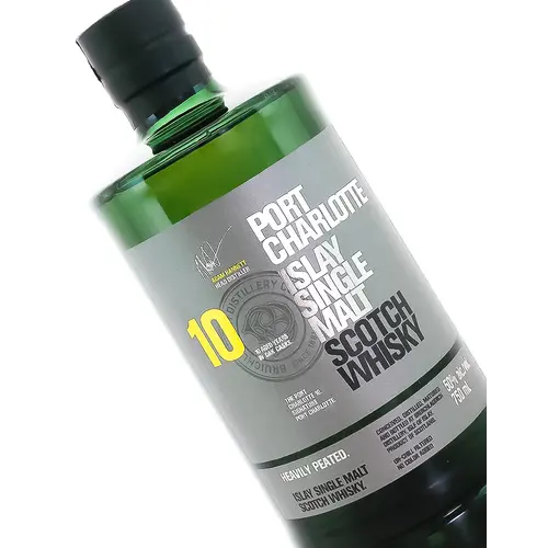 Bruichladdich Distillery "Port Charlotte" Islay Single Malt Scotch Whisky Aged 10 Years