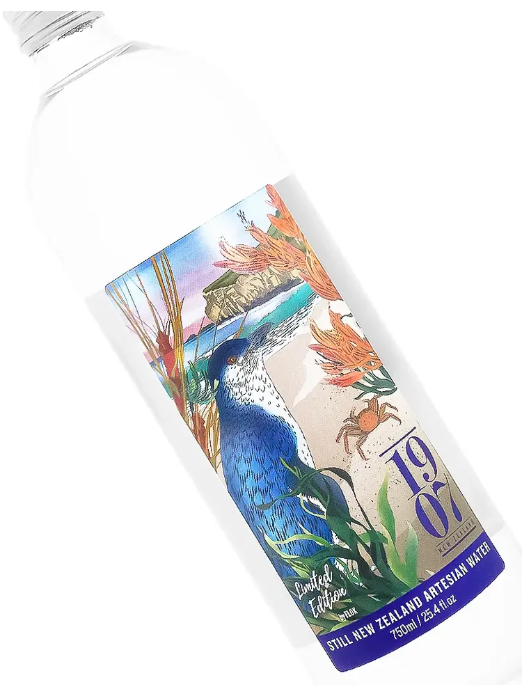 1907 Still New Zealand Artesian Water 750ml Bottle