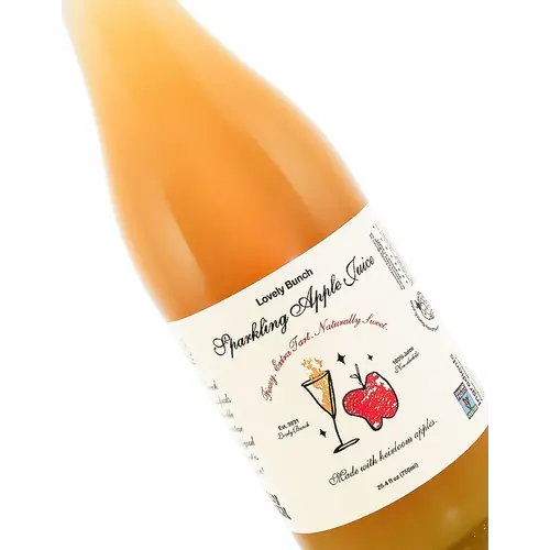 Lovely Bunch Sparkling Apple Juice 750ml Bottle, Vergennes, Vermont