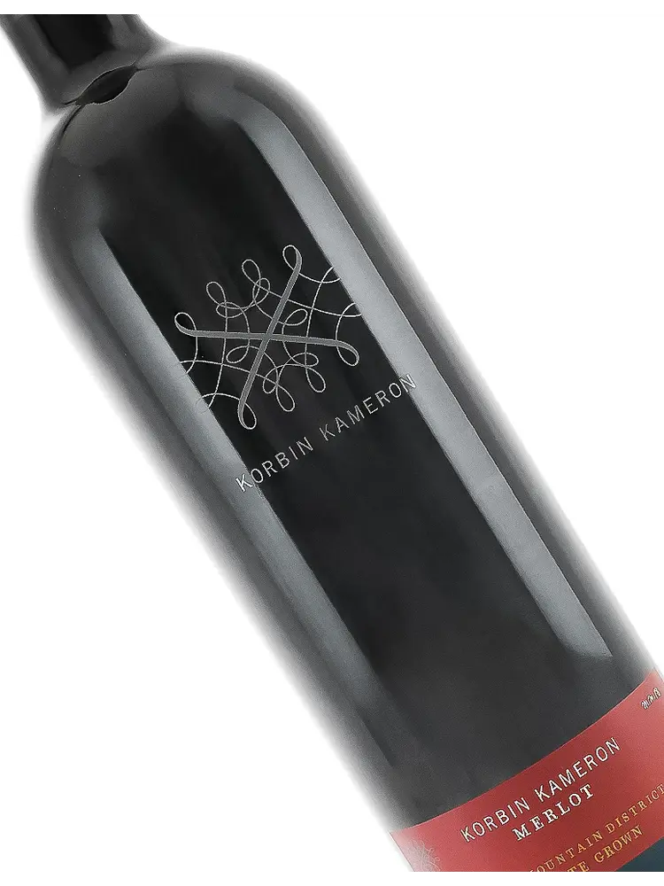 Korbin Kameron Estate 2021 Merlot, Moonridge Vineyard, Moon Mountain District, Santa Rosa