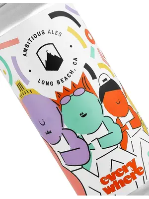 Ambitious Ales/Everywhere Beer "Ross" TDH Triple Hazy IPA 16oz Can - Long Beach, CA