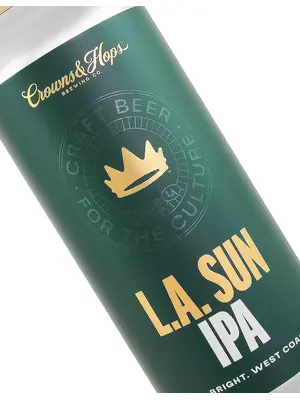 Crown & Hops Brewing "L.A. Sun" IPA 16oz Can - Vista, CA