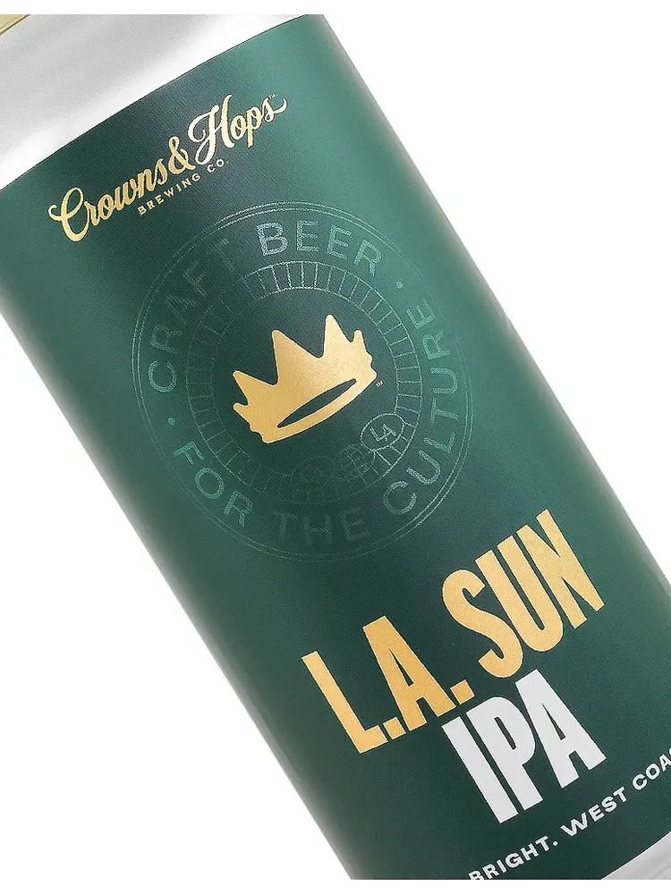 Crown & Hops Brewing "L.A. Sun" IPA 16oz Can - Vista, CA