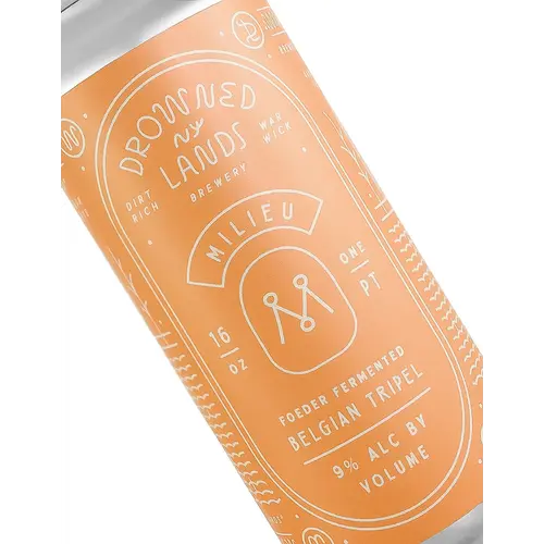 Drowned Lands "Milieu" Foeder Fermented Belgian Tripel 16oz Can - Warwick, NY