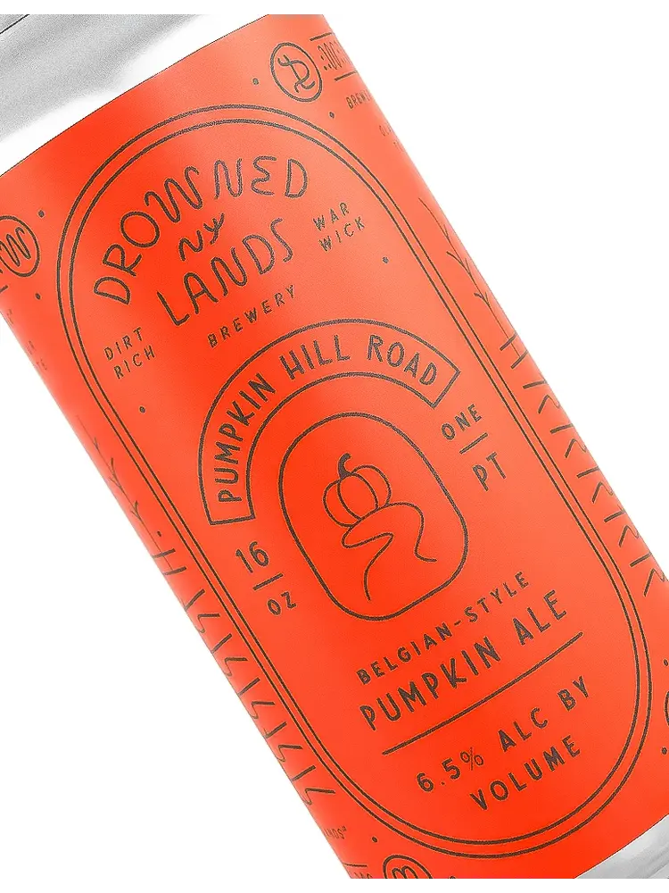 Drowned Lands "Pumpkin Hill Road" Belgian-Style Pumpkin Ale 16oz Can - Warwick, NY