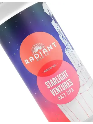 Radiant Beer "Starlight Ventures" Hazy TIPA 16oz Can - Anaheim, CA