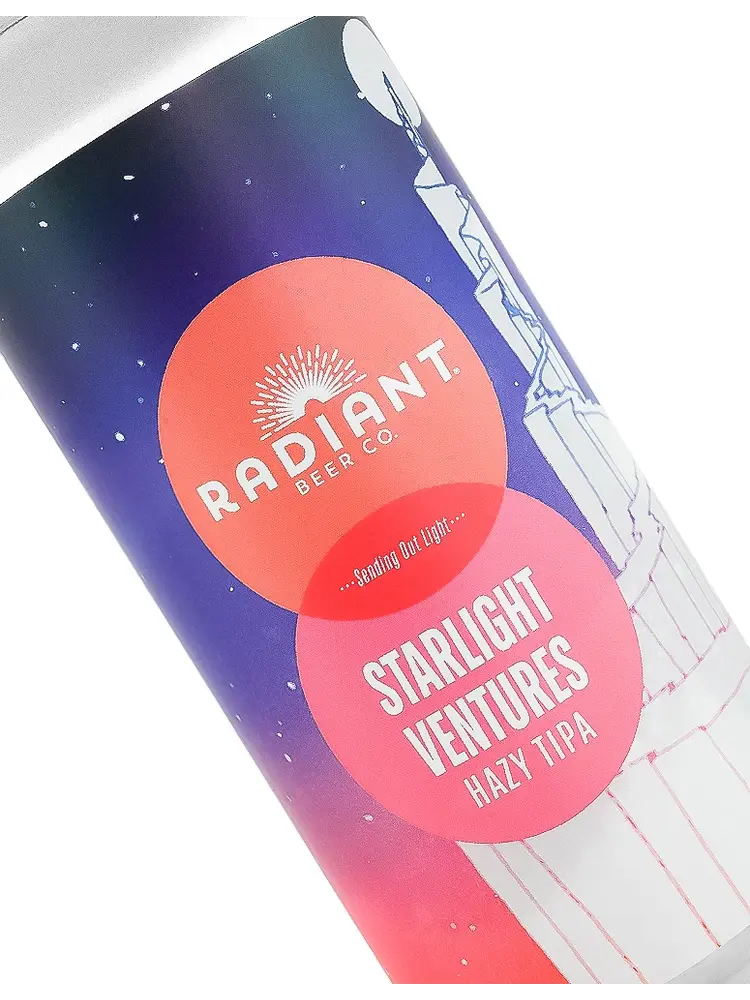 Radiant Beer "Starlight Ventures" Hazy TIPA 16oz Can - Anaheim, CA