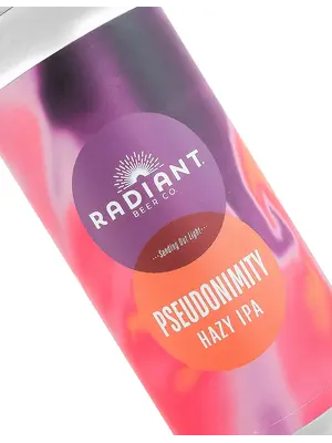 Radiant Beer "Pseudonimity" Hazy IPA 16oz Can - Anaheim, CA