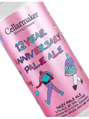 Cellarmaker Brewing "12 Year Anniversary Pale Ale" Hazy Pale Ale 16oz Can - Oakland, CA