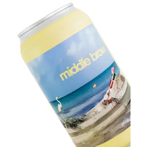 Middle Brow Beer "Bloc Party Cara" Sour 12oz Can - Darien, IL