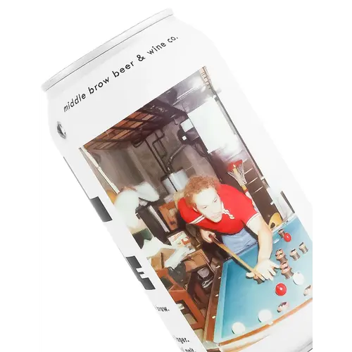 Middle Brow Beer "All Time" American Light Lager 12oz Can - Darien, IL