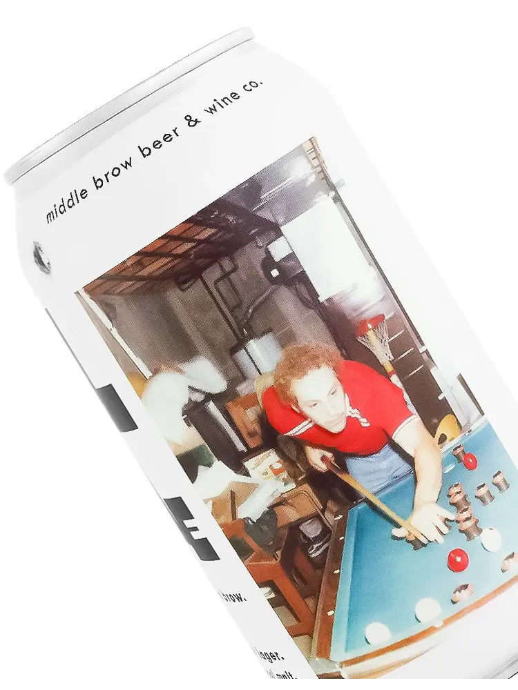 Middle Brow Beer "All Time" American Light Lager 12oz Can - Darien, IL