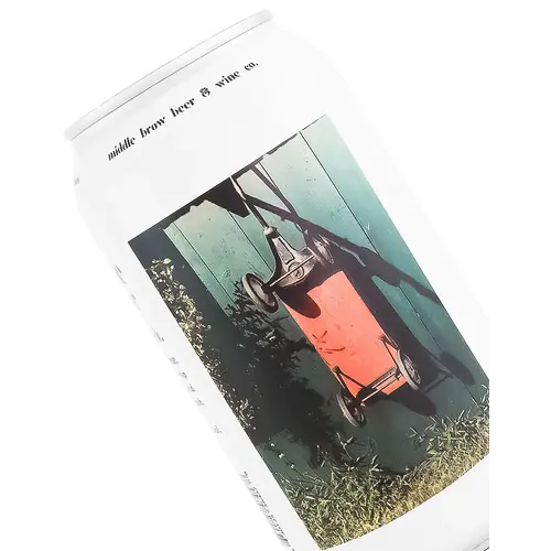 Middle Brow Beer "Yard Work" Kolsch-Type Beer 12oz Can - Darien, IL