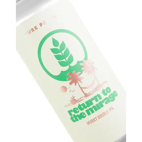 Pure Project "Return To The Mirage" Murky Double IPA 16oz Can - San Diego, CA