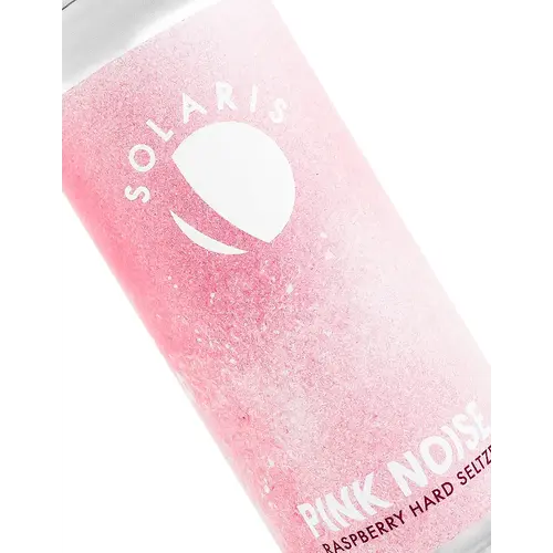 Solaris Beer "Pink Noise" Raspberry Hard Seltzer 16oz Can - Murrieta, CA