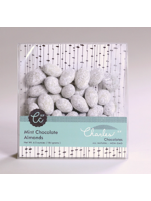 Charles Chocolates Mint Chocolate Almonds 6.5oz Package, San Francisco, California
