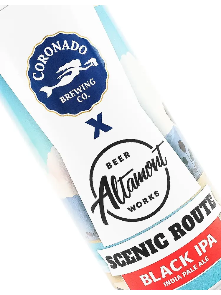 Altamont Beer Works/Coronado Brewing "Scenic Route" Black IPA 16oz Can - Livermore, CA