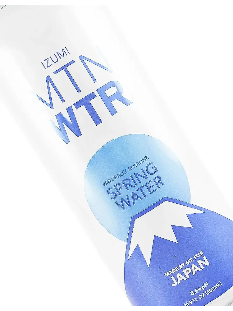 Izumi "Mtn Wtr" Spring Water 16.9oz Can, Mt. Fuji, Japan