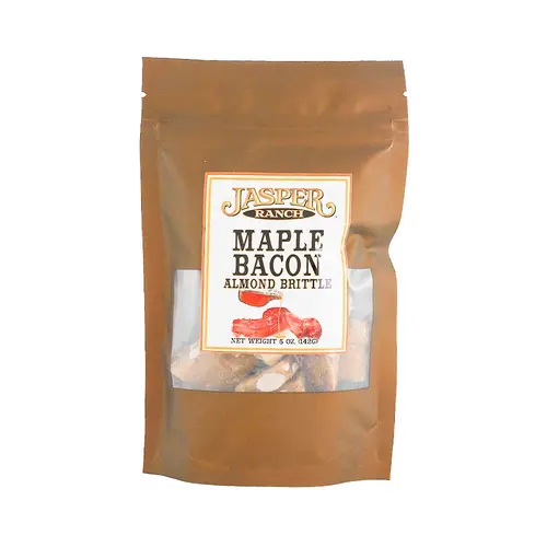 Jasper Ranch "Maple Bacon" Almond Brittle 5oz Bag, Newman, California
