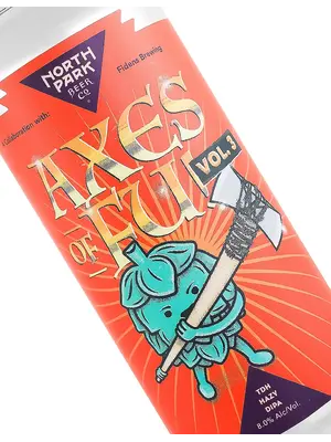 North Park Beer/Fidens Brewing "Axes Of Fu! TDH Hazy DIPA 16oz Can - San Diego, CA