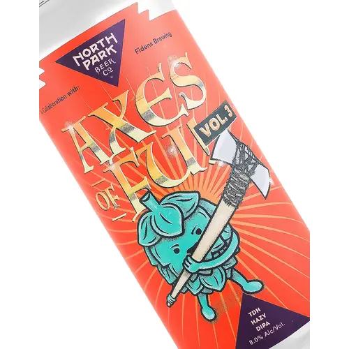 North Park Beer/Fidens Brewing "Axes Of Fu! TDH Hazy DIPA 16oz Can - San Diego, CA