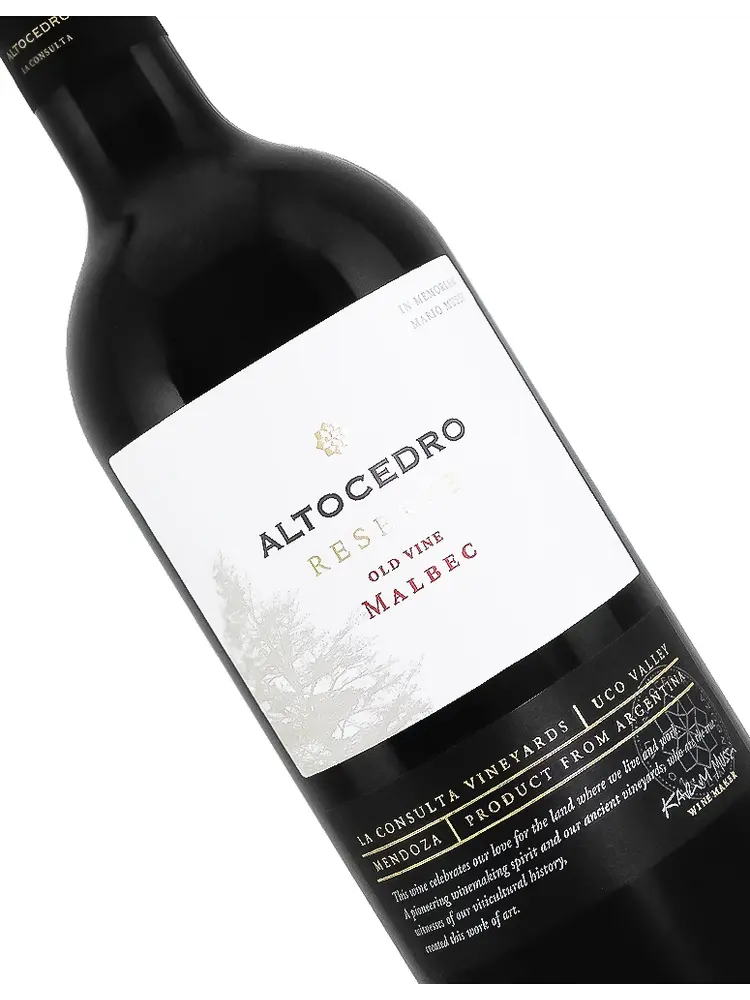 Altocedro 2022 Old Vine Malbec Reserve, Mendoza, Argentina