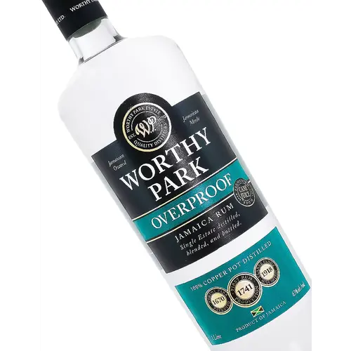Worthy Park "Overproof" Jamaica Rum 1 Liter