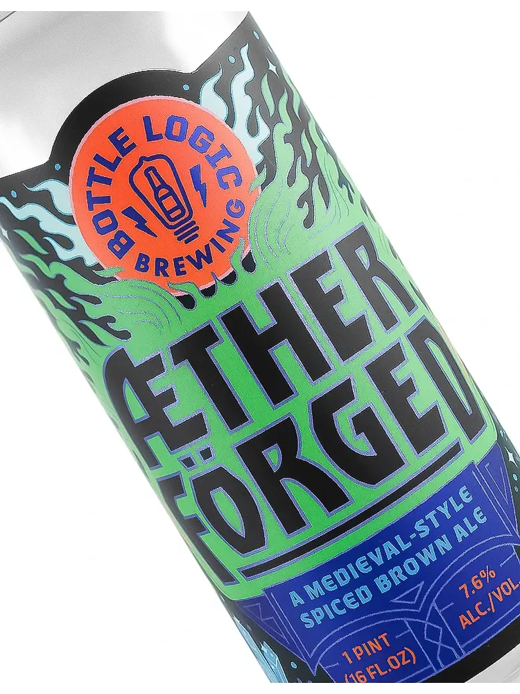 Bottle Logic Brewing "Aether Forged" Spiced Brown Ale 16oz Can - Anaheim, CA