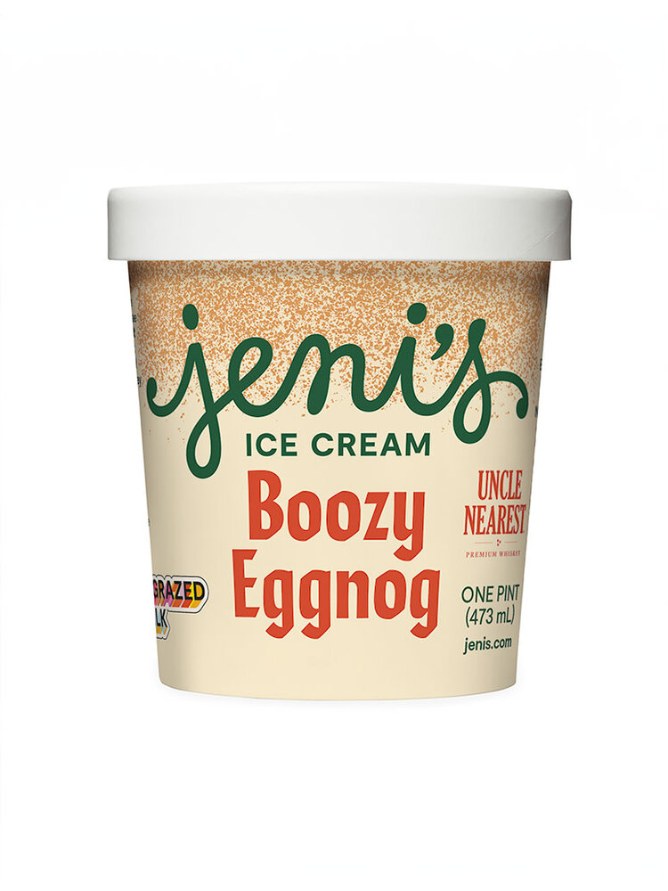 Jeni's "Boozy Eggnog" Holiday Ice Cream Pint, Ohio