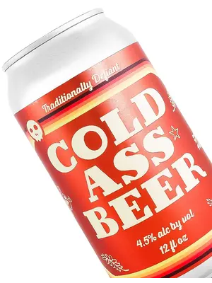 Against The Grain Brewery "Cold Ass Beer" Amber Ale 12oz Can - Derby City, KY
