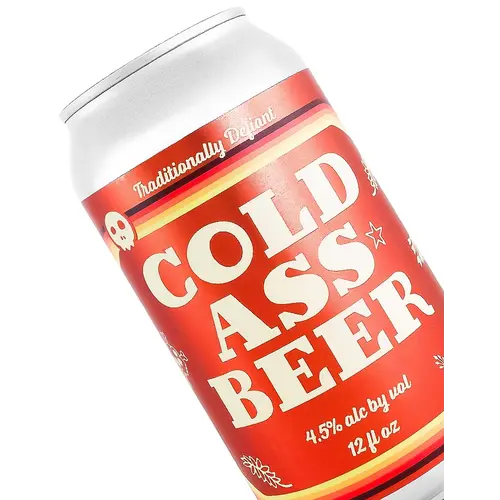 Against The Grain Brewery "Cold Ass Beer" Amber Ale 12oz Can - Derby City, KY