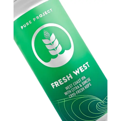 Pure Project "Fresh West" West Coast IPA 16oz Can - San Diego, CA