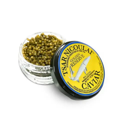 Tsar Nicoulai Golden Reserve Caviar 1oz, California