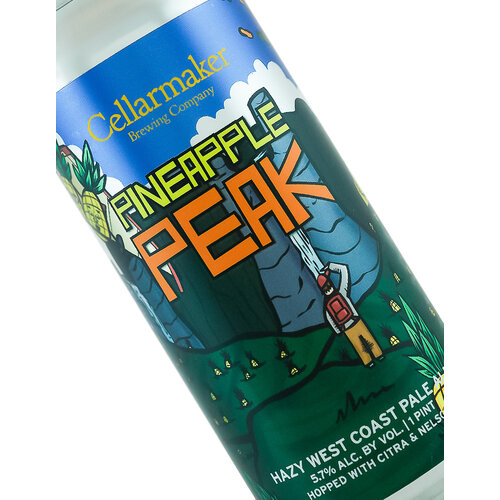 Cellarmaker Brewing "Pineapple Peak" Hazy West Coast Pale Ale 16oz Can - Oakland, CA