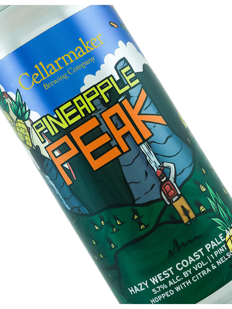 Cellarmaker Brewing "Pineapple Peak" Hazy West Coast Pale Ale 16oz Can - Oakland, CA