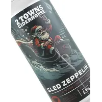 2 Towns Ciderhouse "Sled Zeppelin" Winter Cider 16oz Can - Corvallis, OR