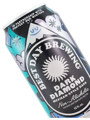 Best Day Brewing "Dark Diamond" Mexican-Style Dark Non-Alcoholic 12oz Can - Sausalito, CA
