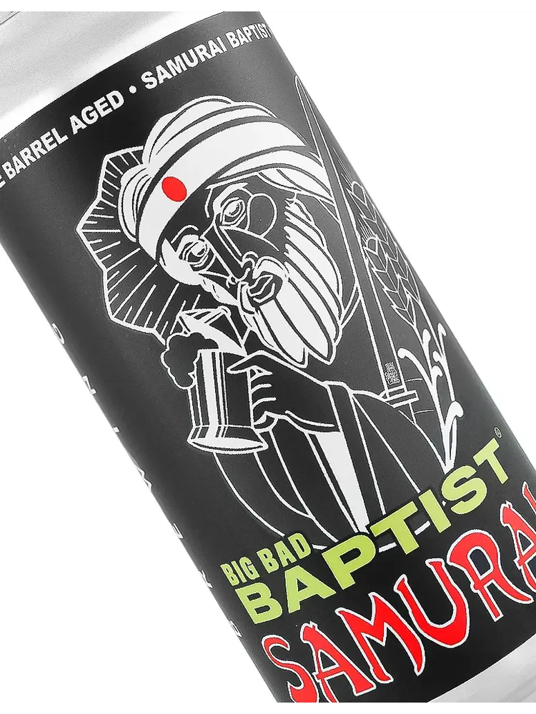 Epic Brewing "Big Bad Baptist Samurai" Imperial Stout Aged In Sake Barrels 16oz Can - Salt Lake City, UT
