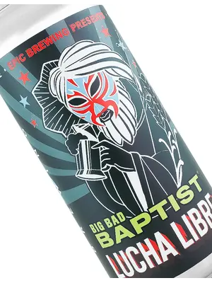 Epic Brewing "Big Bad Baptist Lucha Libre" Cinnamon/Mexican Coffee Imperial Stout 16oz Can - Salt Lake City, UT