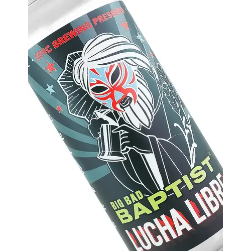 Epic Brewing "Big Bad Baptist Lucha Libre" Cinnamon/Mexican Coffee Imperial Stout 16oz Can - Salt Lake City, UT