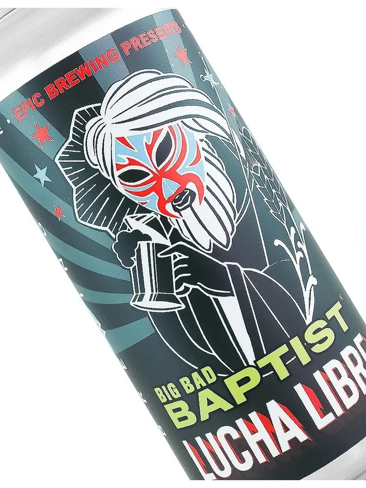 Epic Brewing "Big Bad Baptist Lucha Libre" Cinnamon/Mexican Coffee Imperial Stout 16oz Can - Salt Lake City, UT