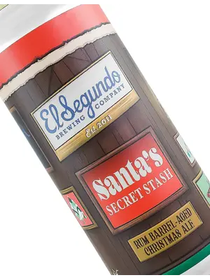 El Segundo Brewing "Santa's Secret Stash" Rum Barrel-Aged Christmas Ale 16oz Can - El Segundo, CA