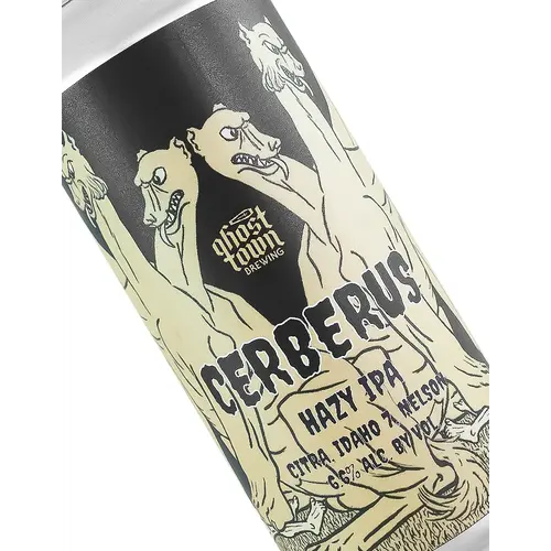 Ghost Town Brewing "Cerberus" Hazy IPA 16oz Can - Oakland, CA