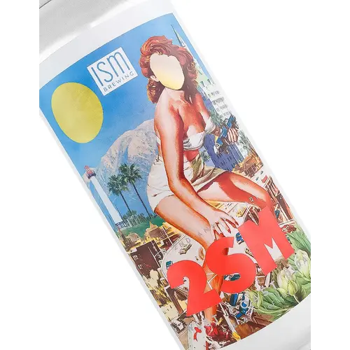 ISM Brewing "2nd Anniversary 2SM" West Coast Double IPA 16oz Can - Long Beach, CA