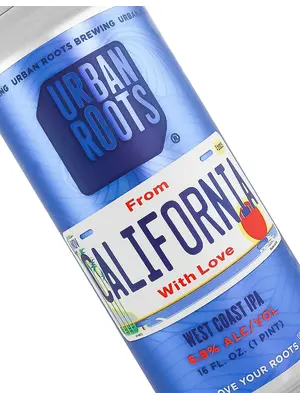 Urban Roots Brewing "From California With Love" West Coast IPA 16oz Can - Sacramento, CA
