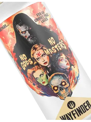 Wayfinder Beer "No Gods No Masters" Pale Lager 16oz Can - Portland, OR