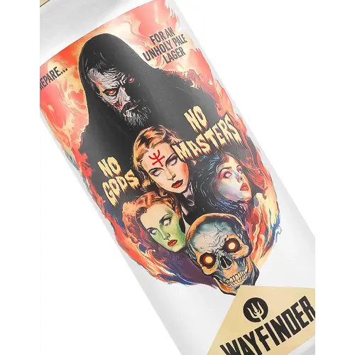 Wayfinder Beer "No Gods No Masters" Pale Lager 16oz Can - Portland, OR