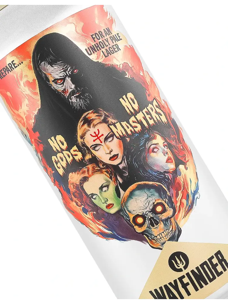 Wayfinder Beer "No Gods No Masters" Pale Lager 16oz Can - Portland, OR
