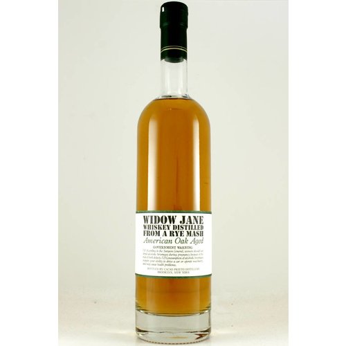 Widow Jane American Oak Aged Rye Whiskey, Brooklyn, New York Widow Jane American Oak Aged Rye Whiskey, Brooklyn, New York