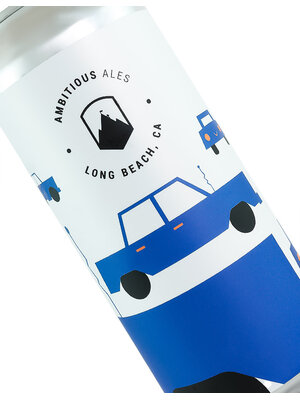 Ambitious Ales "A Blue Car" Hazy IPA 16oz Can - Long Beach, CA
